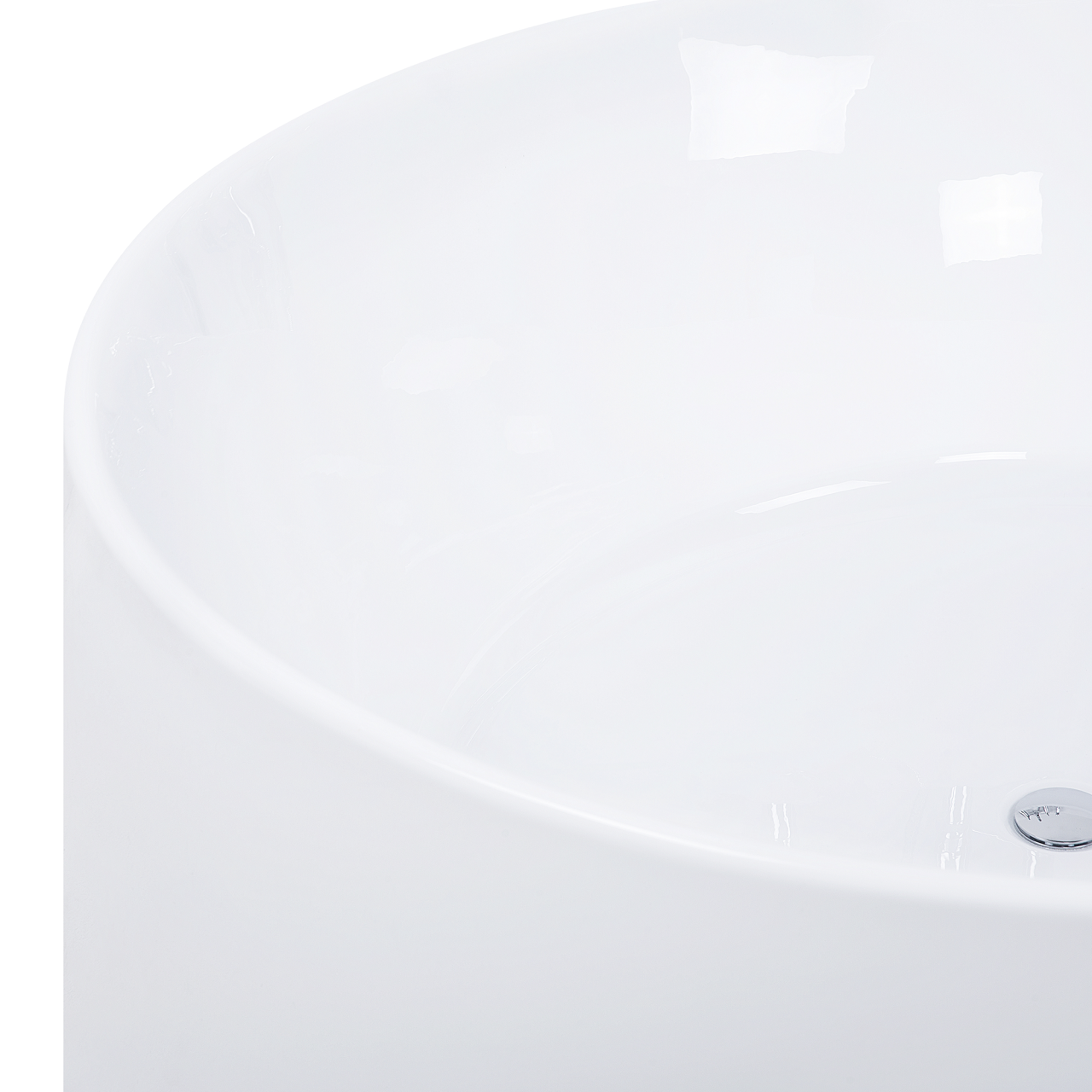 Cadă freestanding IBIZA 140 x 140 cm Alb [6]