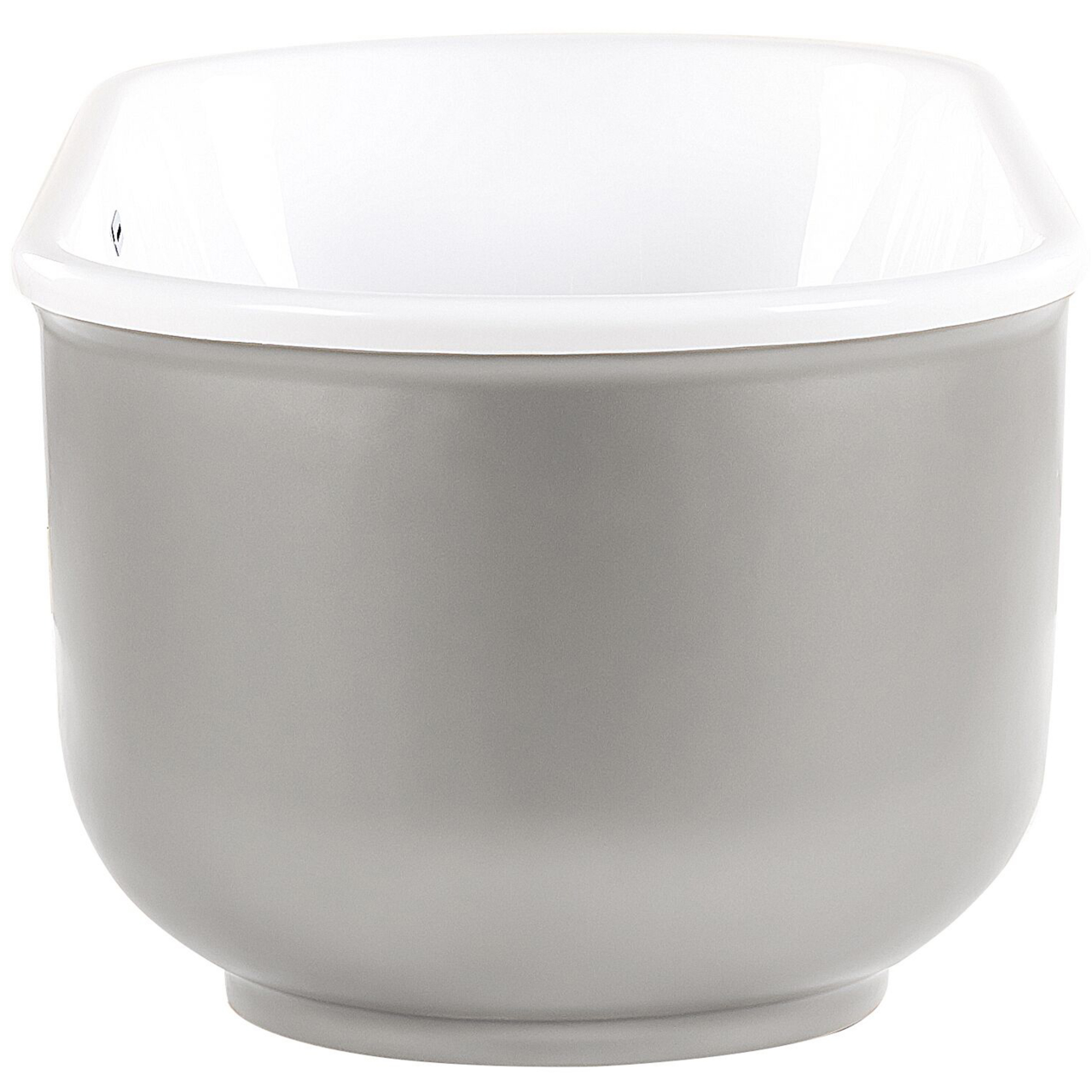 PINEL freestanding bathtub 170 x 80 cm Silver [6]