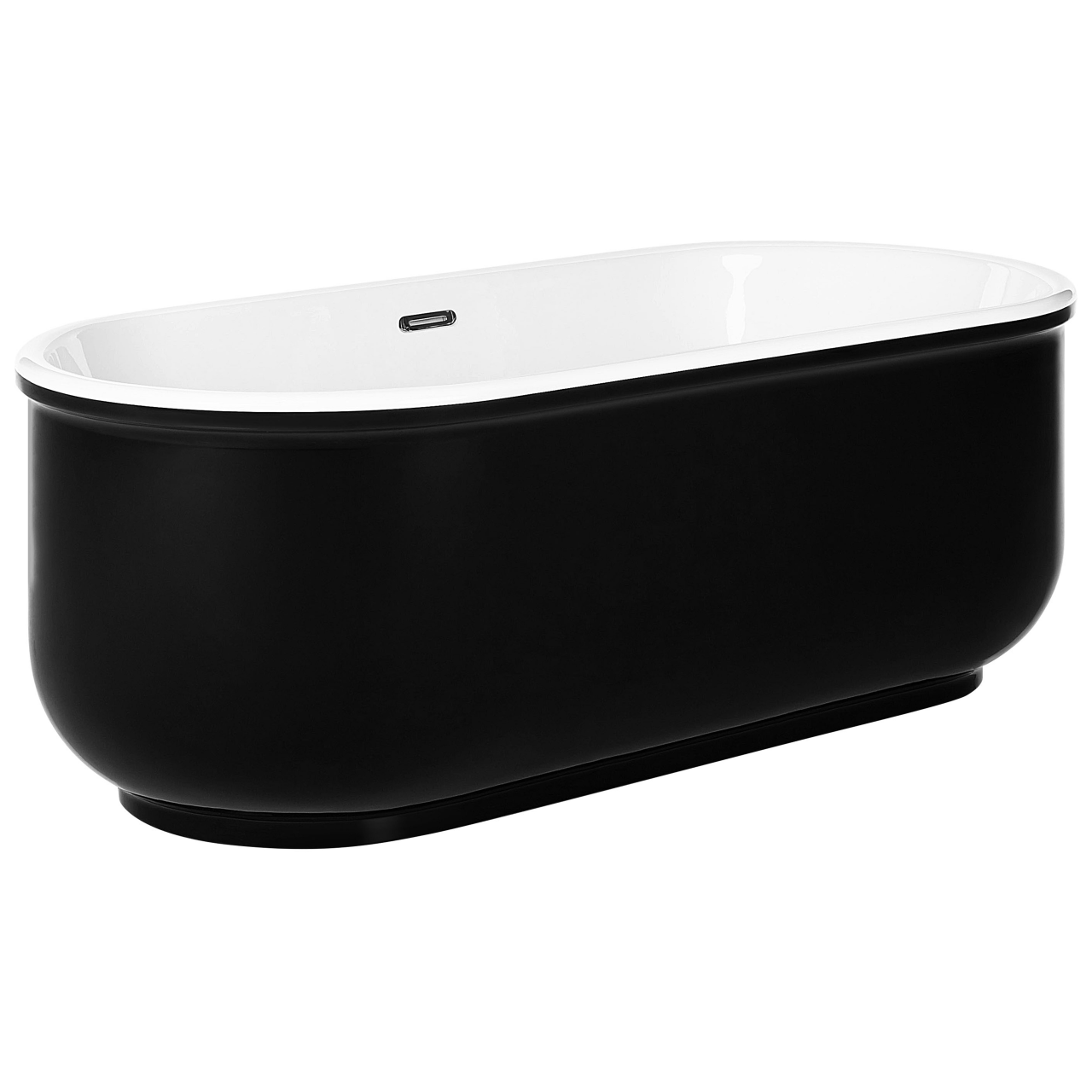 PINEL freestanding bathtub 170 x 80 cm Black [5]