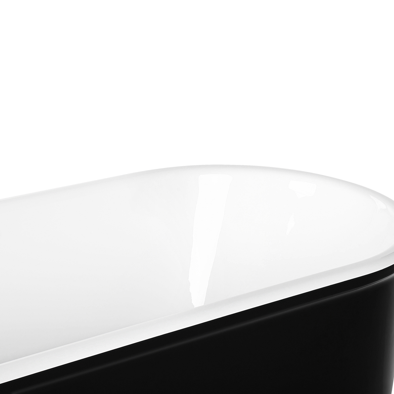 PINEL freestanding bathtub 170 x 80 cm Black [8]