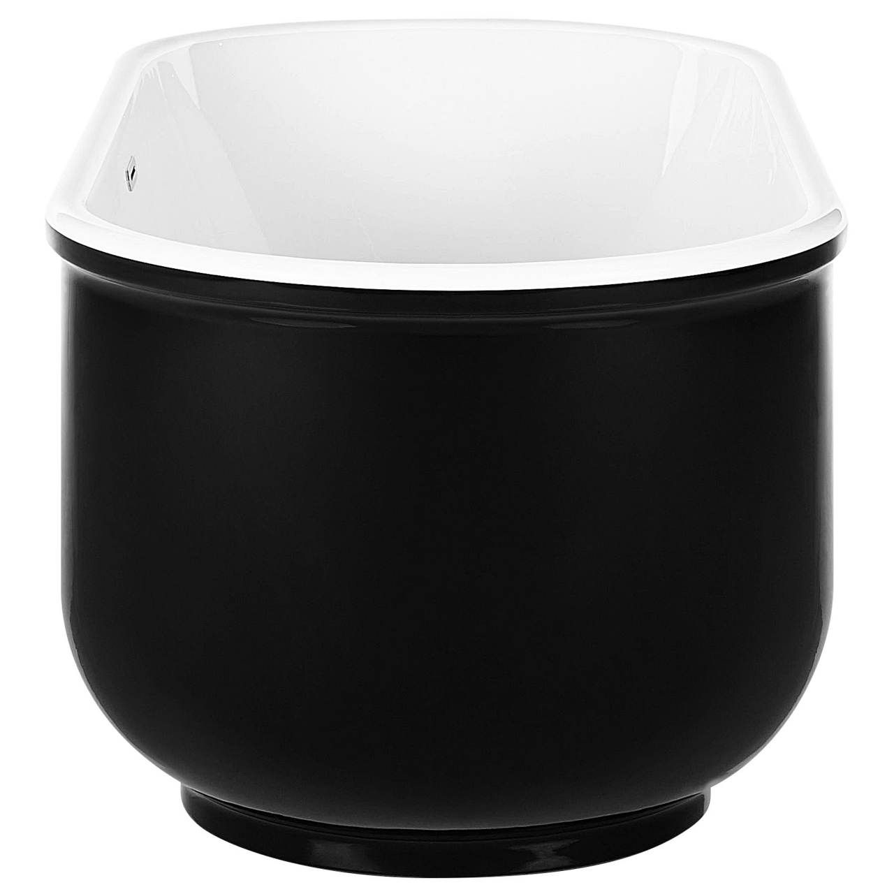 PINEL freestanding bathtub 170 x 80 cm Black [6]