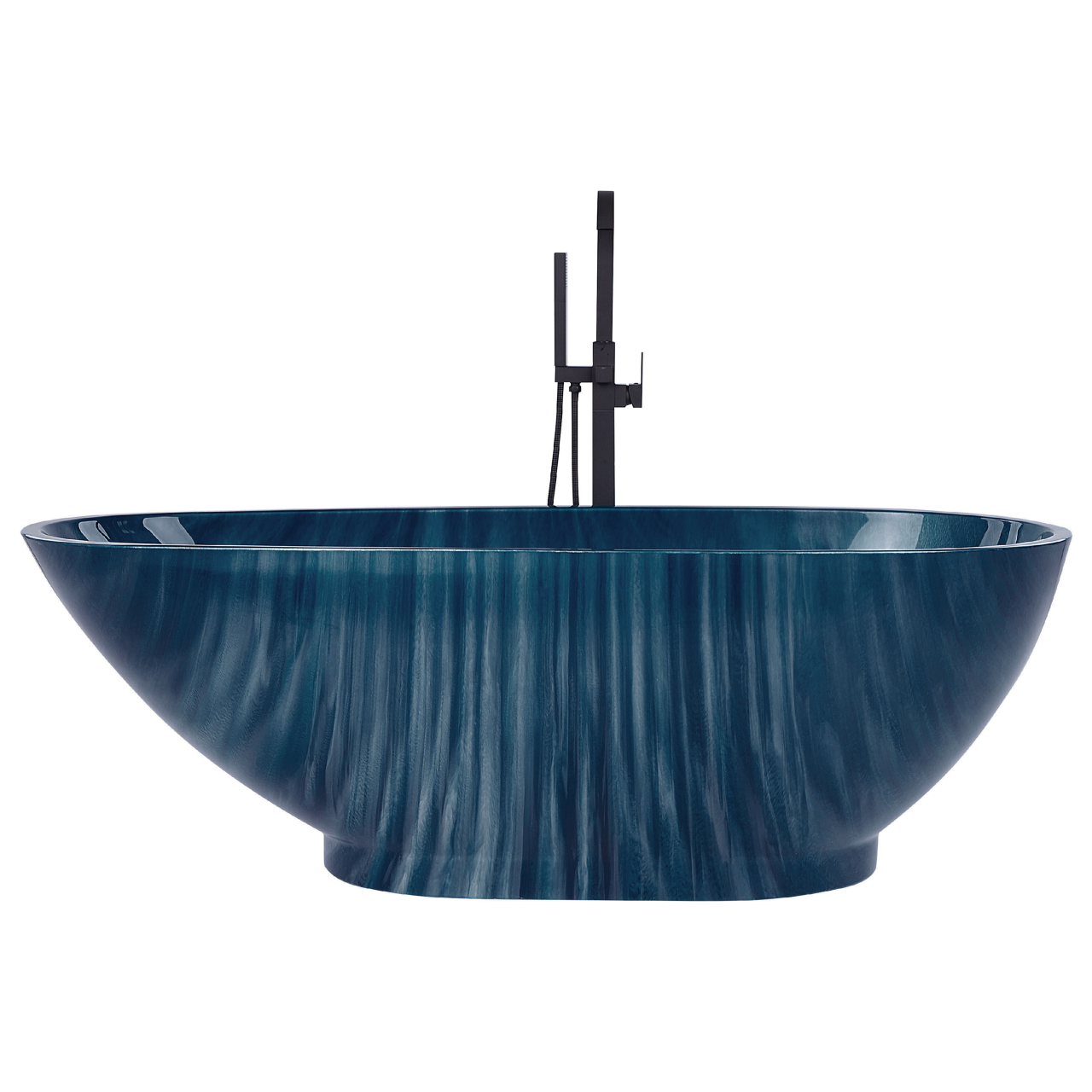 Freestanding bathtub RIOJA 170 x 80 cm Navy Blue [4]