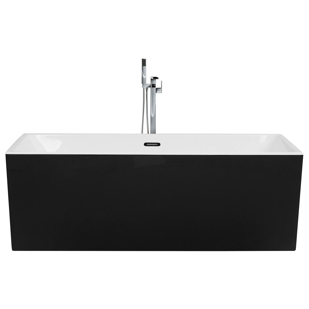 Cadă freestanding RIOS 170 x 80 cm Negru [2]