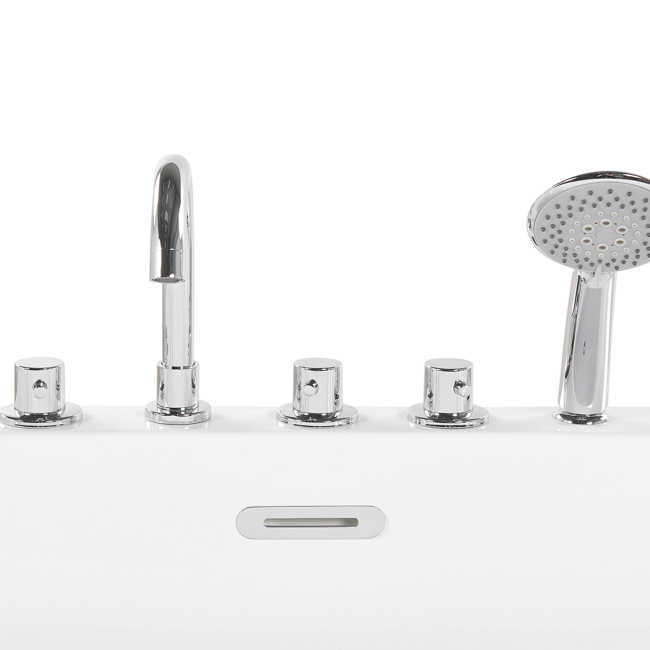 Freestanding bathtub ROTSO 170 x 80 cm White [9]