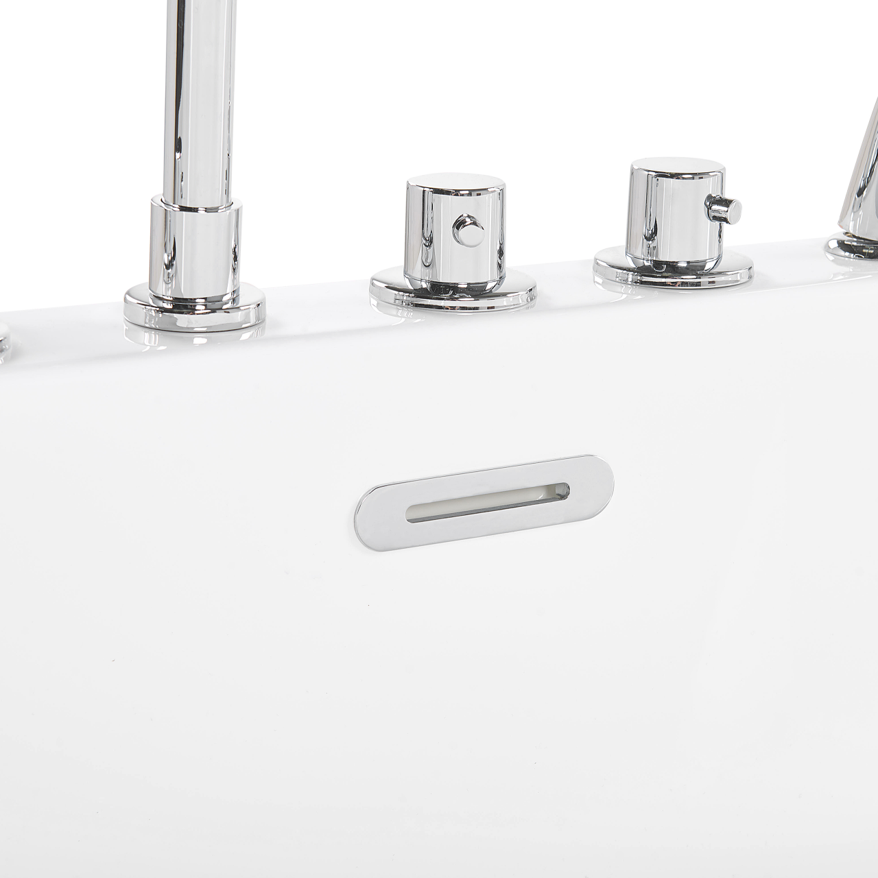 Freestanding bathtub ROTSO 170 x 80 cm White [10]