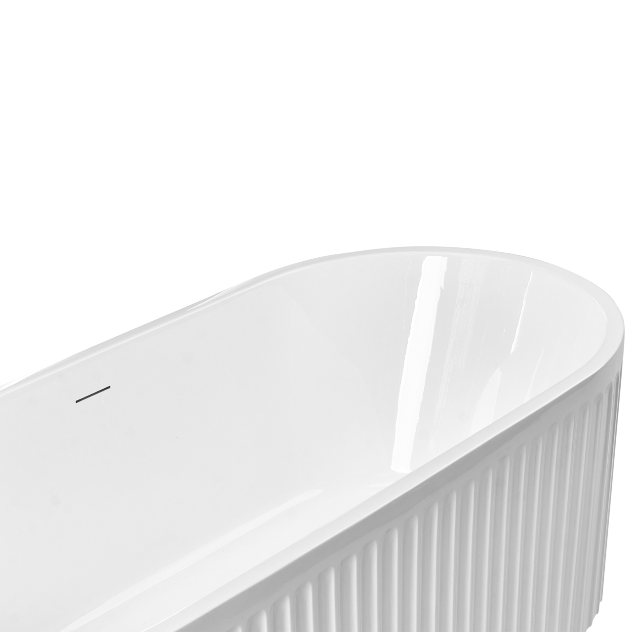 SERENA freestanding bathtub 170 x 80 cm White [9]