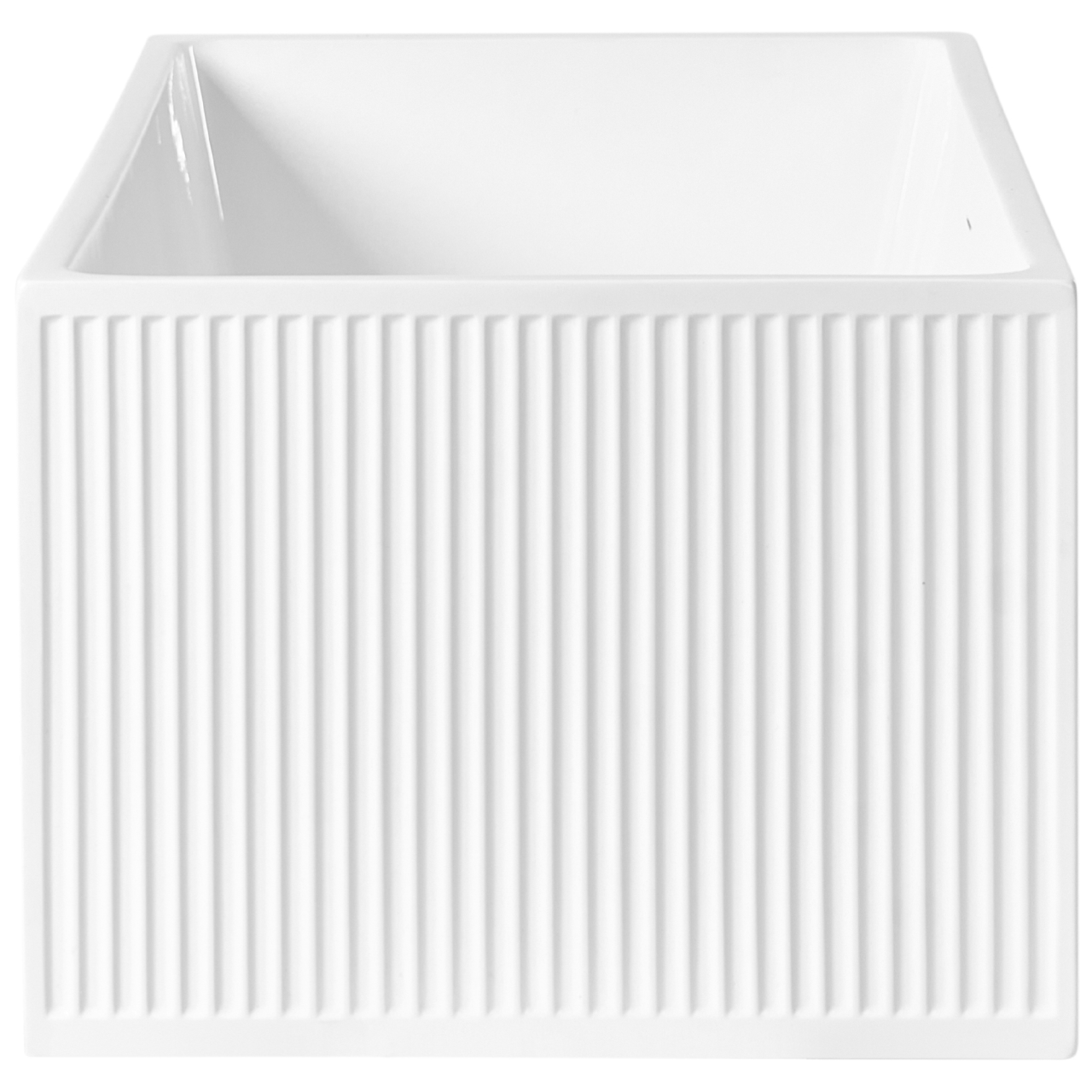 Cadă freestanding SERENA 170 x 80 cm Alb [6]