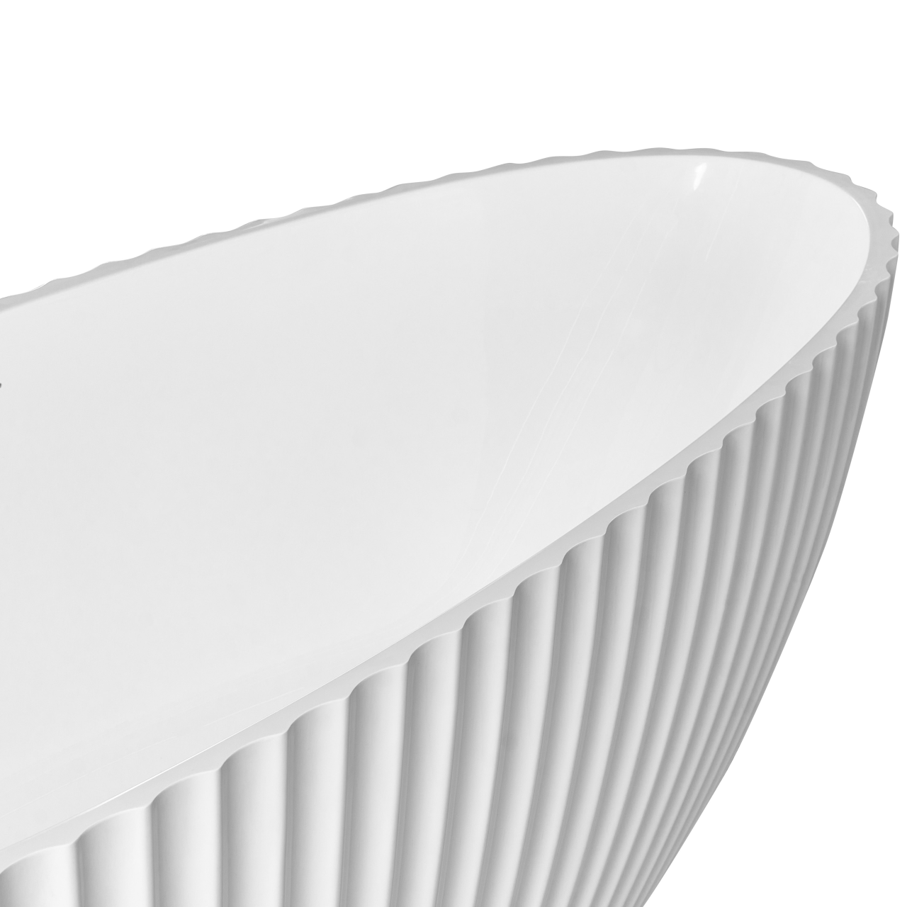 Cadă freestanding TEFE 170 x 78 cm Alb [9]