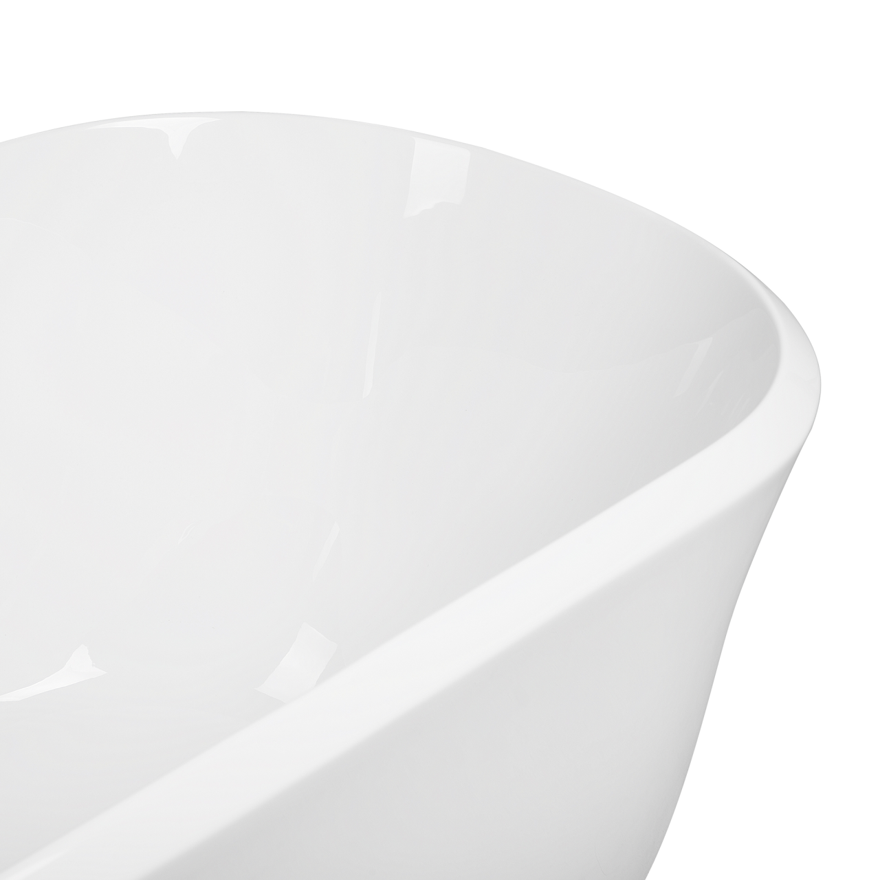 TESORO freestanding bathtub 170 x 77 cm White [7]