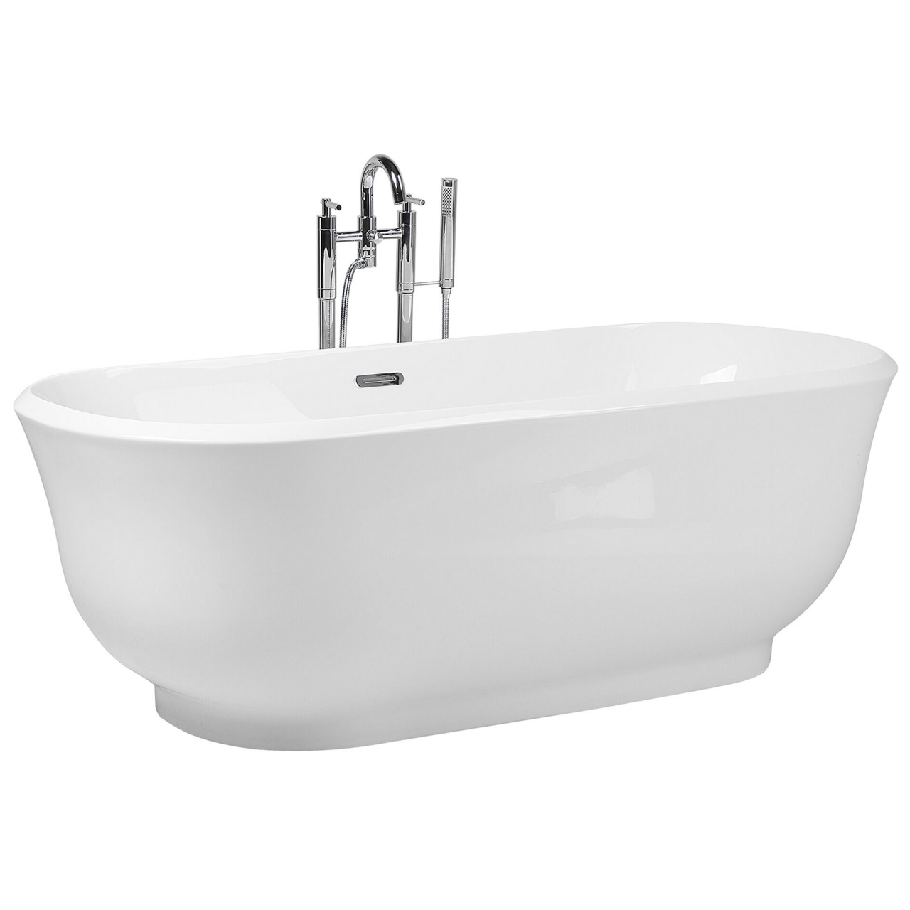 TESORO freestanding bathtub 170 x 77 cm White [4]