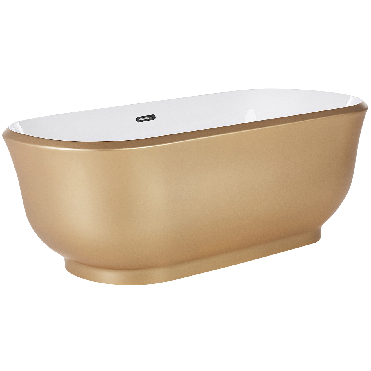 Freestanding bathtub TESORO 170 x 77 cm Gold [5]
