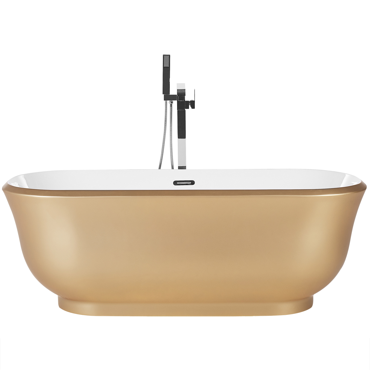 Cadă freestanding TESORO 170 x 77 cm Auriu [4]