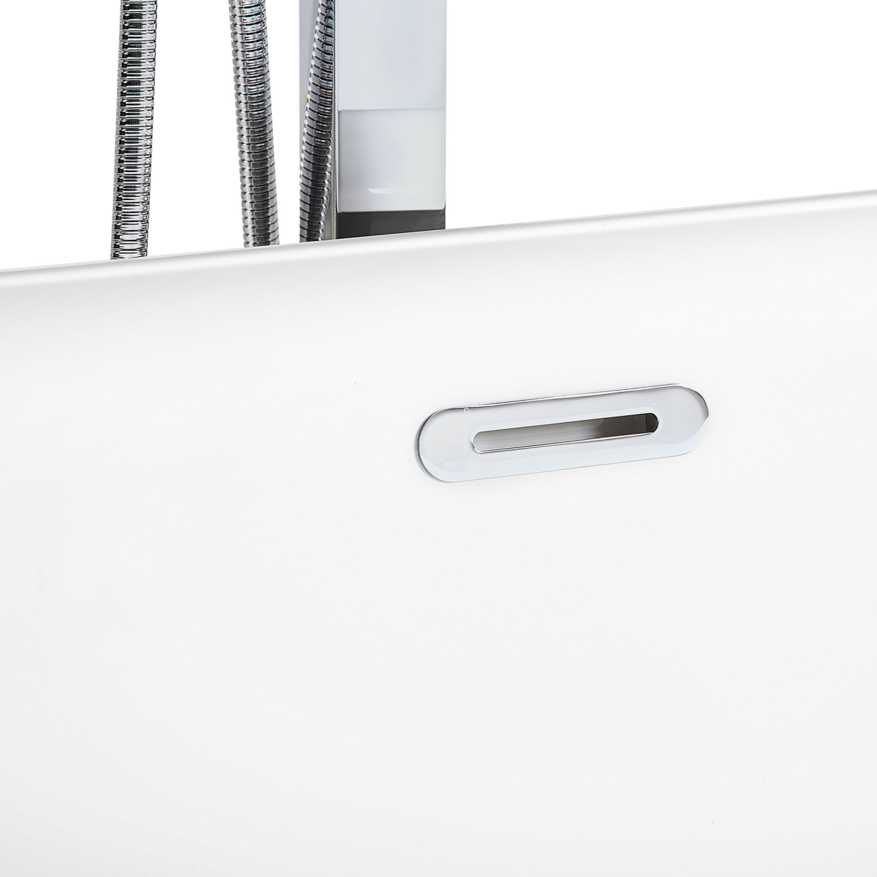 Freestanding bathtub TESORO 170 x 77 cm Black [8]