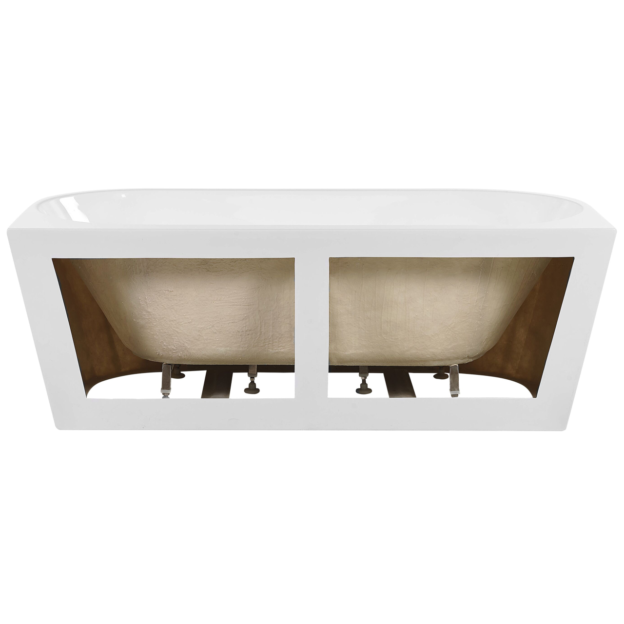 Cadă HARVEY 170 x 80 cm Alb [7]