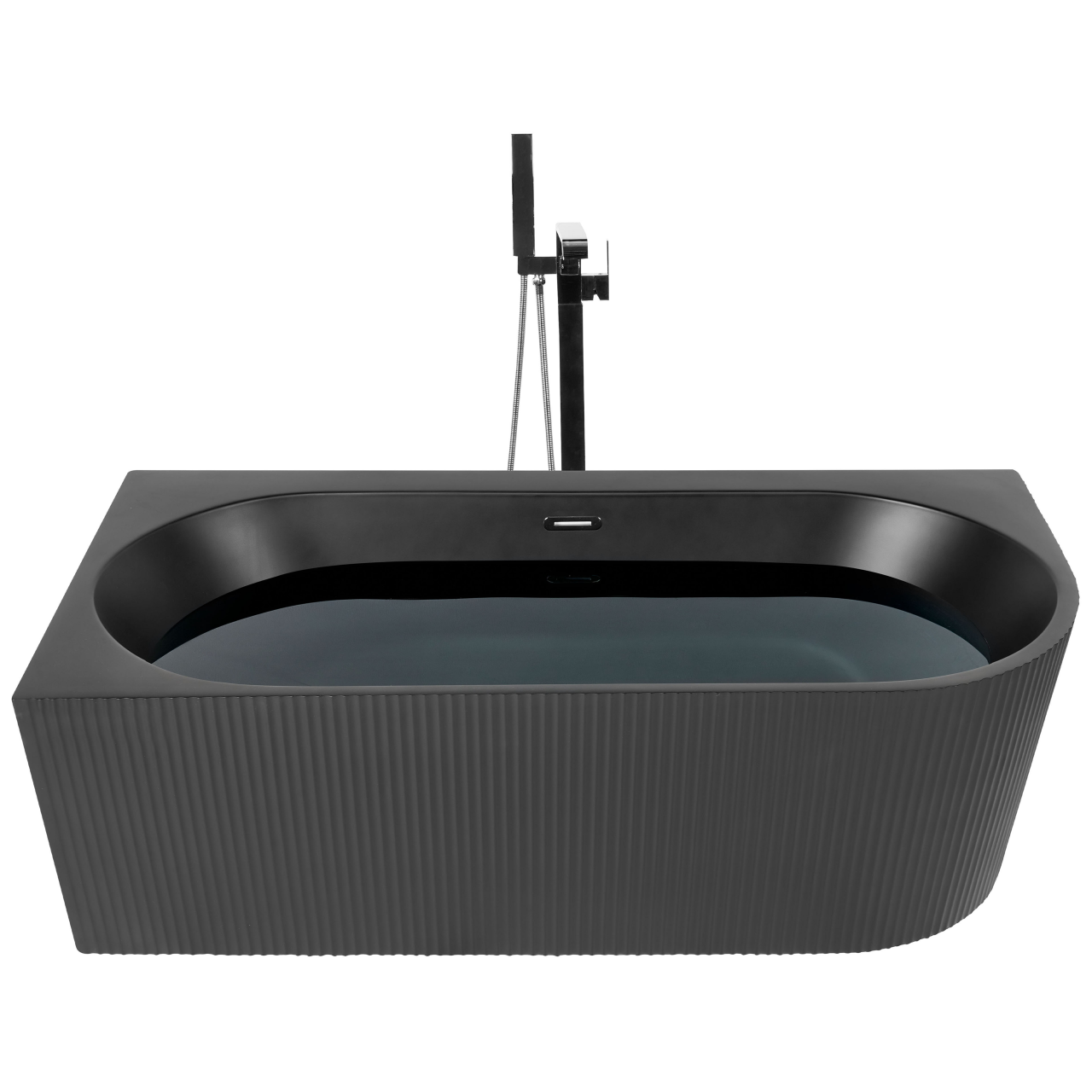 Corner bathtub GOCTA Right 170 x 80 cm Black [4]