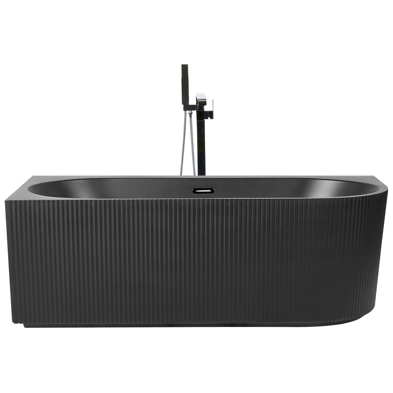 Corner bathtub GOCTA Right 170 x 80 cm Black [5]