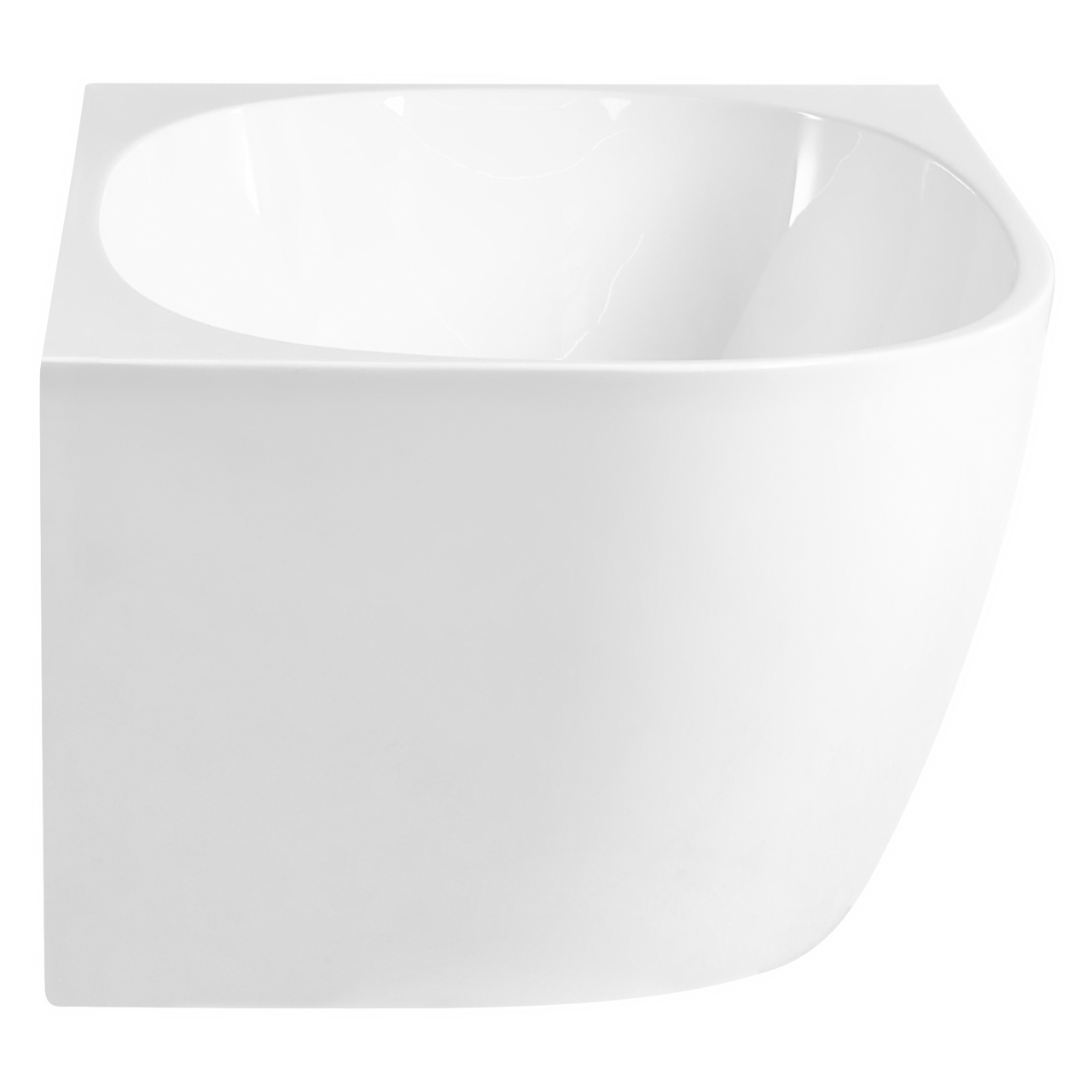 PARNAIBA corner bathtub Left 170 x 80 cm White [6]