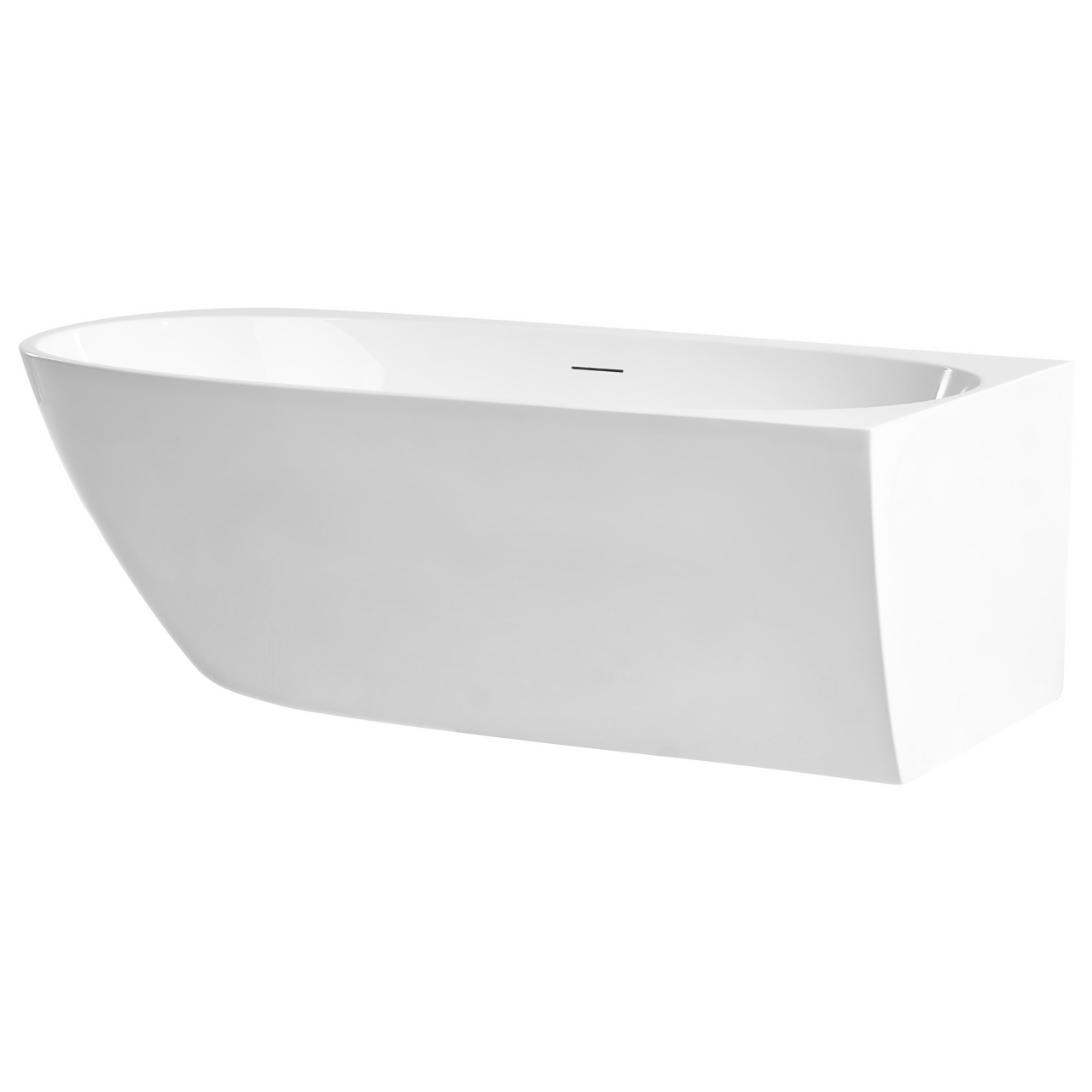 Corner bathtub PARNAIBA Left 170 x 80 cm White [4]