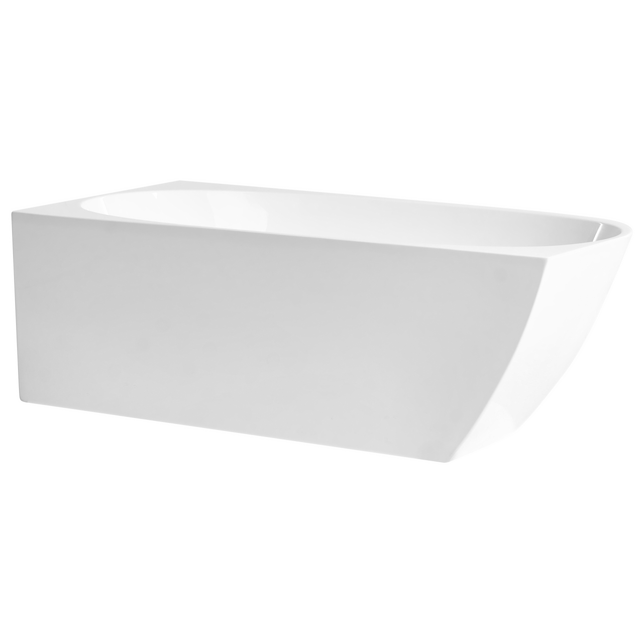 PARNAIBA corner bathtub Left 170 x 80 cm White [7]