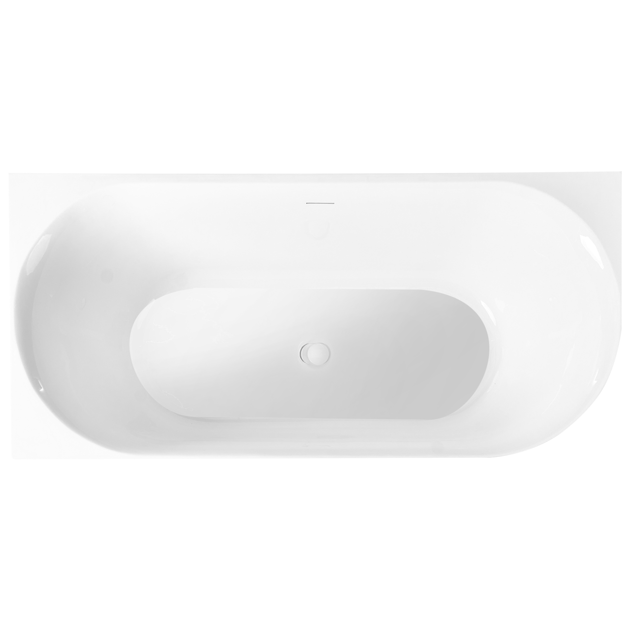 Cadă pe colț RENACA Dreapta 170 x 79 cm Alb [8]