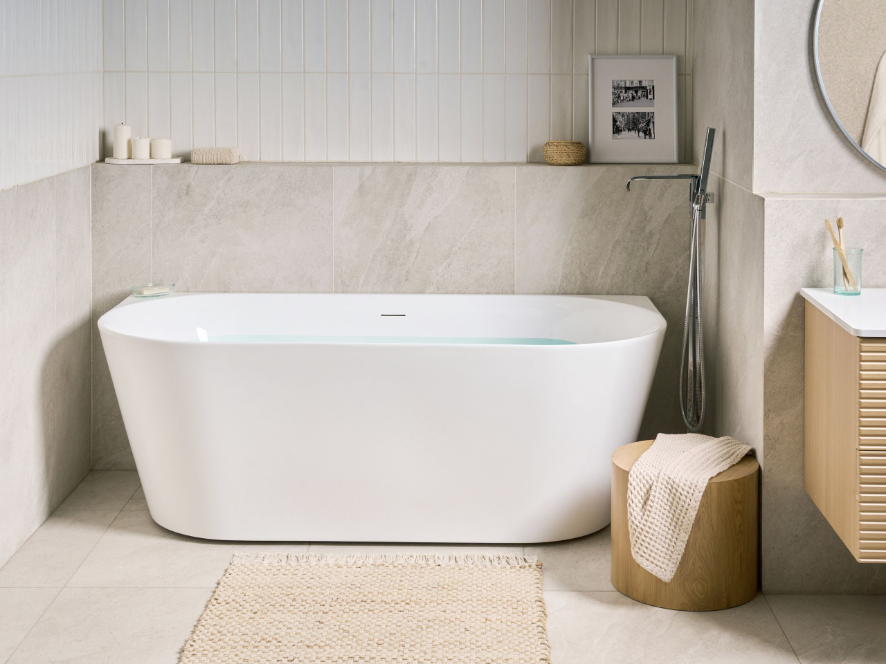 Cadă RENACA 170 x 79 cm Alb [1]