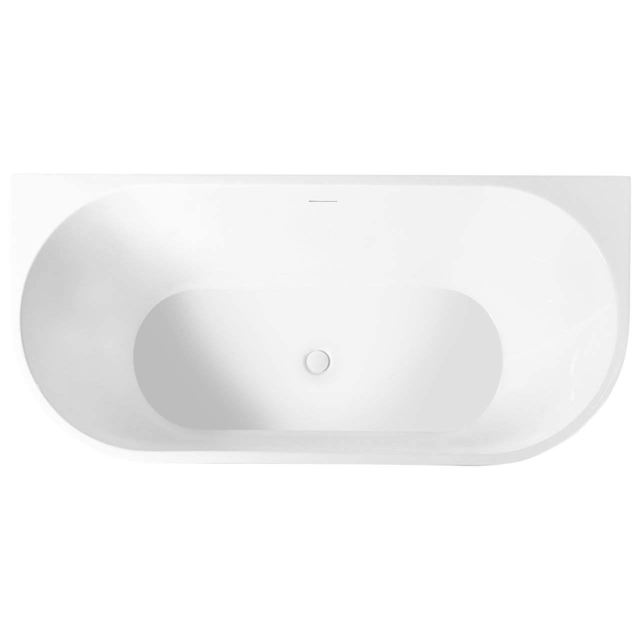 SERENA bathtub 170 x 80 cm White [8]