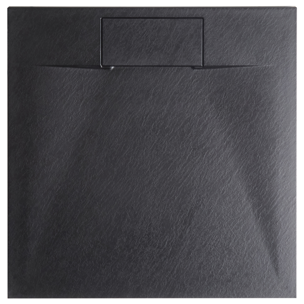 Cădiță de duș AZZURRO 90 x 90 x 3 cm Negru [2]