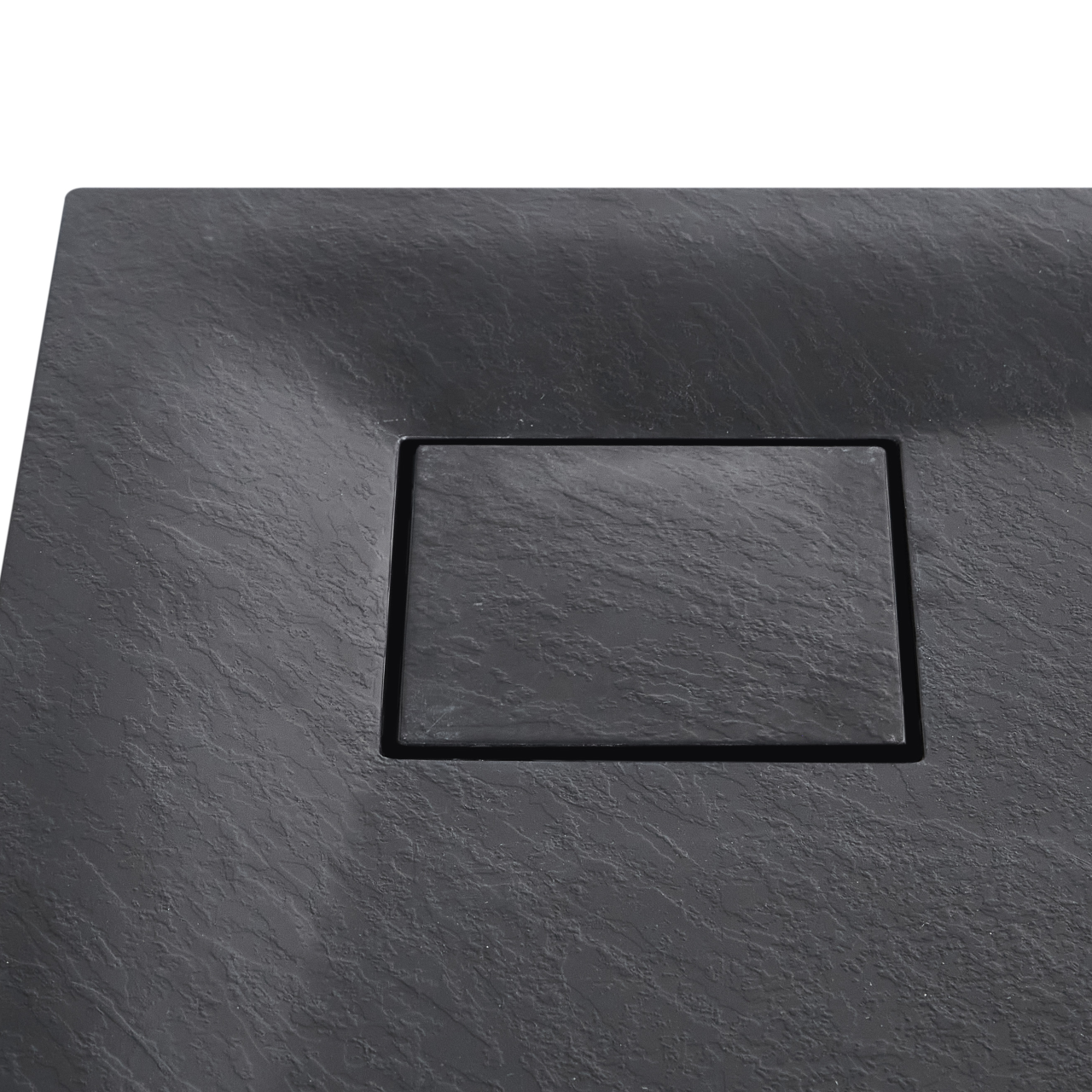 PARON shower tray 80 x 80 x 3 cm Black [6]