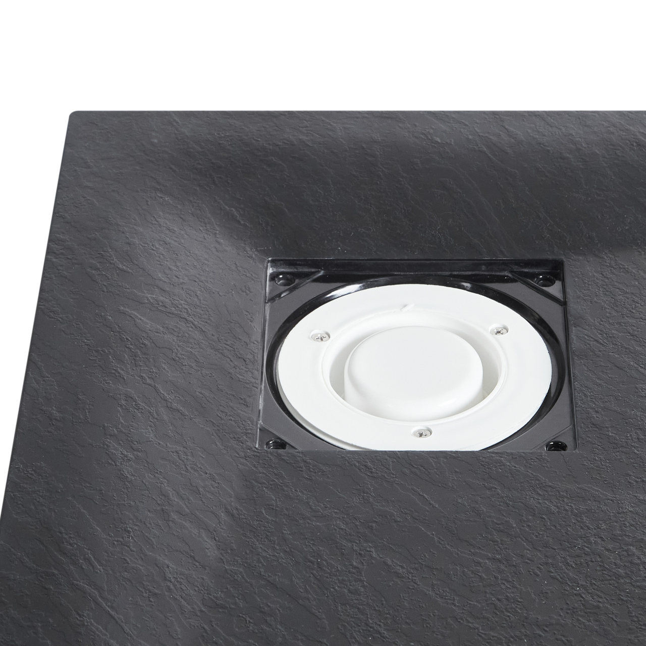 PARON shower tray 90 x 90 x 3 cm Black [7]