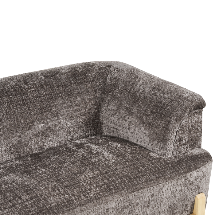 2-seater sofa bed ALNOR Chenille Brown [7]