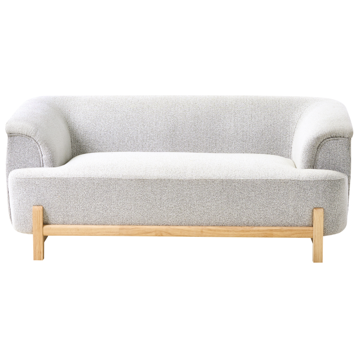 Canapea cu 2 locuri ALNOR  Gri deschis [4]