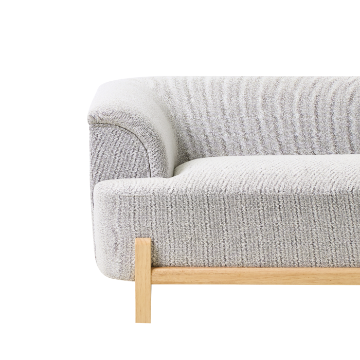 Canapea cu 2 locuri ALNOR  Gri deschis [7]