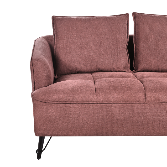 Canapea cu 2 locuri HOBRO  Bordo [6]