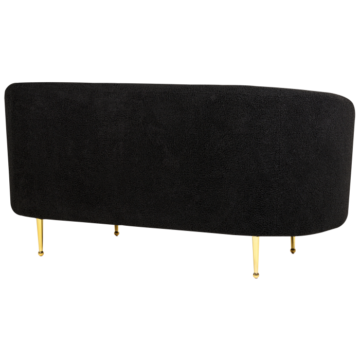 2-seater sofa LOEN Boucle Black [6]