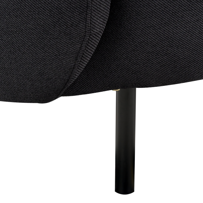 Canapea cu 2 locuri LOEN  Negru [8]