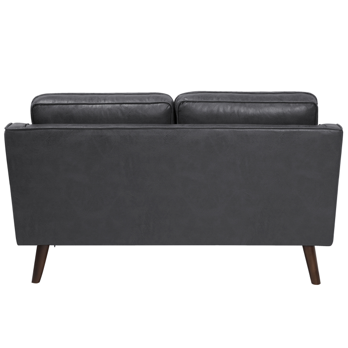 LOKKA 2-seater sofa bed Eco leather Grey [6]