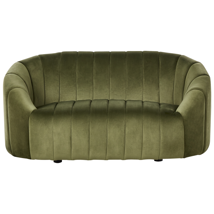 2-seater sofa MALUNG Velvet Dark Green [2]