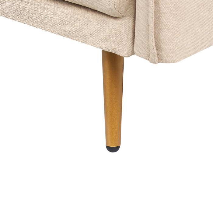 Canapea cu 2 locuri MAURA Catifea Bej [10]