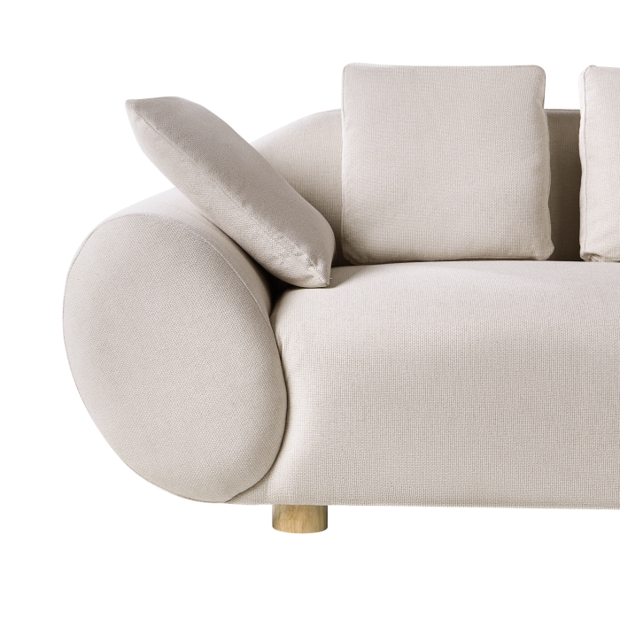 Canapea cu 2 locuri RINGEL  Bej deschis [6]