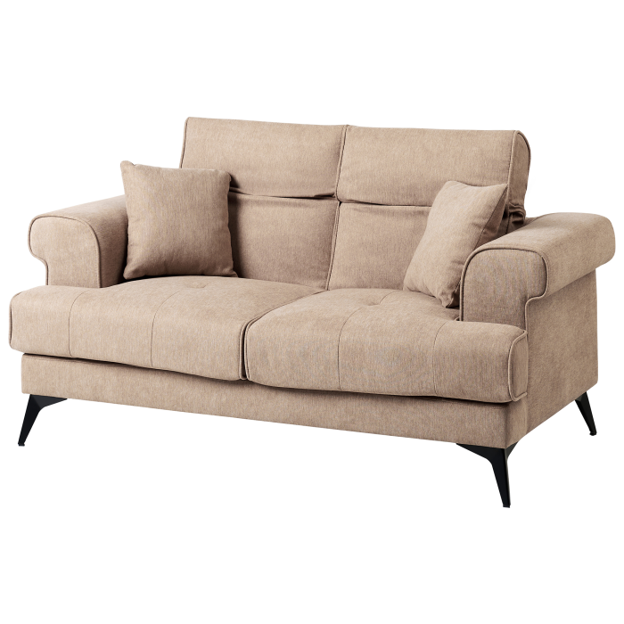 2-seater sofa SKIVE Light Brown [6]