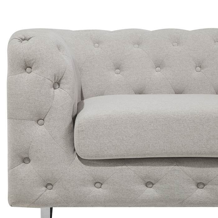 Canapea cu 2 locuri VISSLAND  Bej deschis [6]