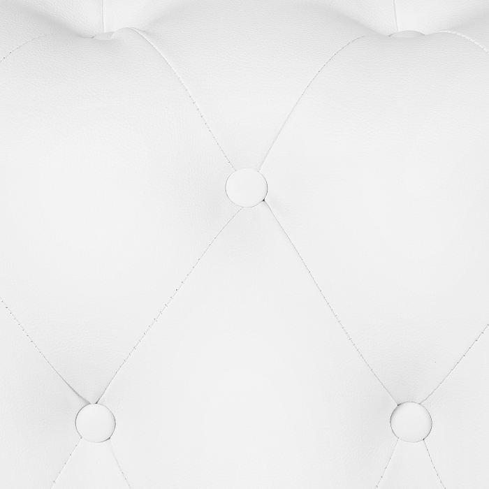 Canapea cu 2 locuri VISSLAND Piele ecologică Alb [9]