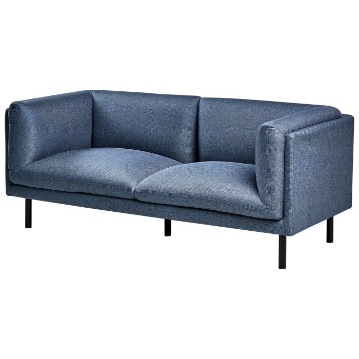 Canapea cu 2 locuri VORGOD  Albastru închis [4]