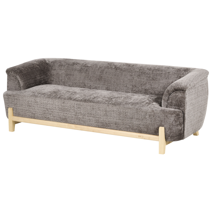 Canapea cu 3 locuri ALNOR Chenille Maro [4]