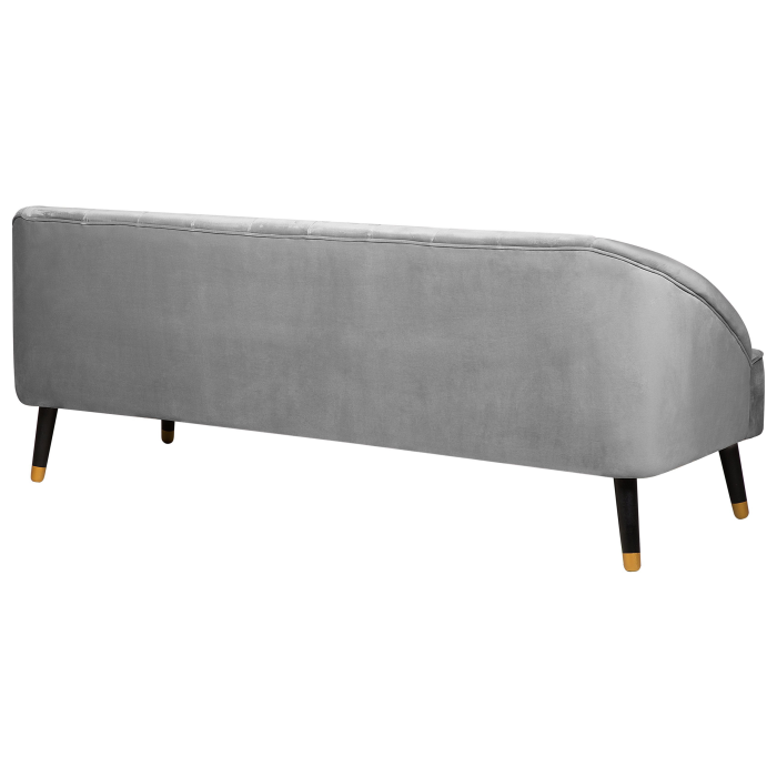 ALSVAG 3-seater sofa Velvet Light grey [5]