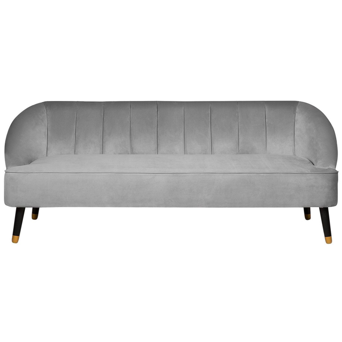ALSVAG 3-seater sofa Velvet Light grey [2]