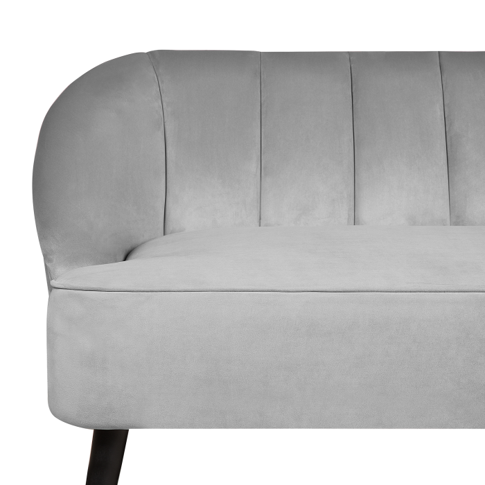ALSVAG 3-seater sofa Velvet Light grey [7]