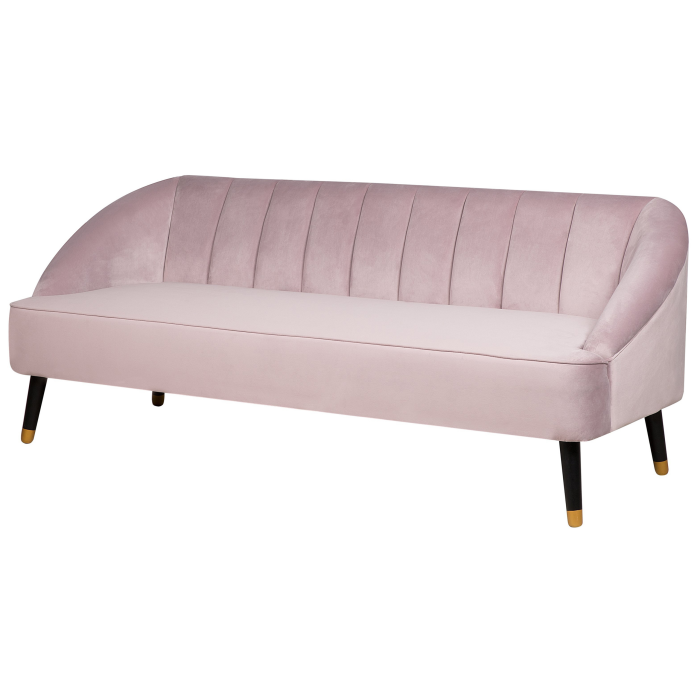 3-seater sofa ALSVAG Pink velvet [4]