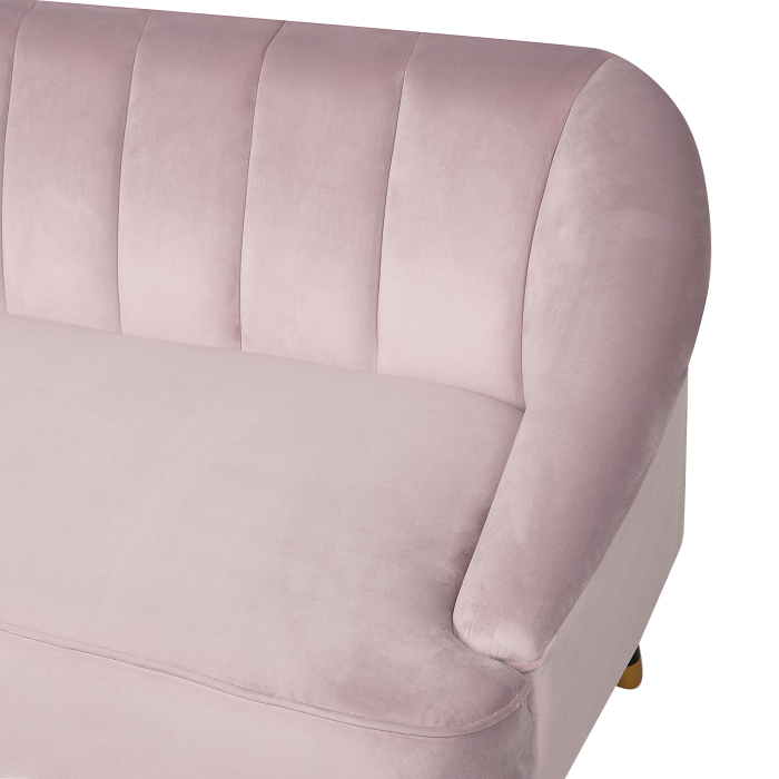 3-seater sofa ALSVAG Pink velvet [6]