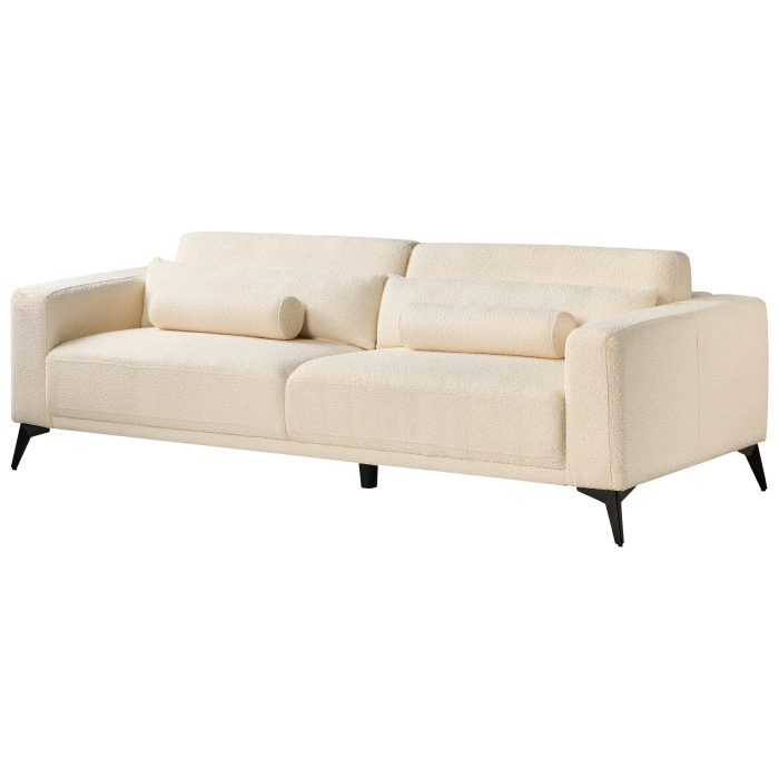 3 seater sofa ANGE Off-white Boucle [5]